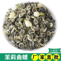 2022廣西橫縣茉莉花茶廠家批發(fā)茉莉螺茶濃香耐泡廠家直批茉莉曲螺