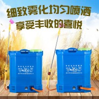 廠家批發20L八角款農用背負式電動噴霧器鋰電池噴霧器打藥機