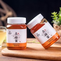 土蜂蜜深山原蜜現(xiàn)貨批發(fā)秦嶺500g瓶裝液態(tài)土蜂蜜工廠直發(fā)百 花蜜